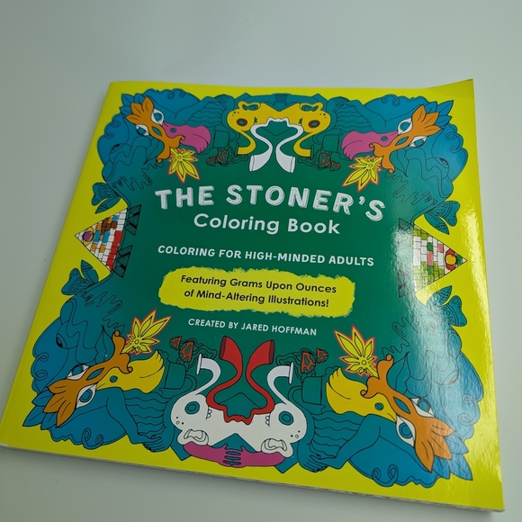 Colorful Adult Canna Themed Coloring Book - Picture 4 of 7